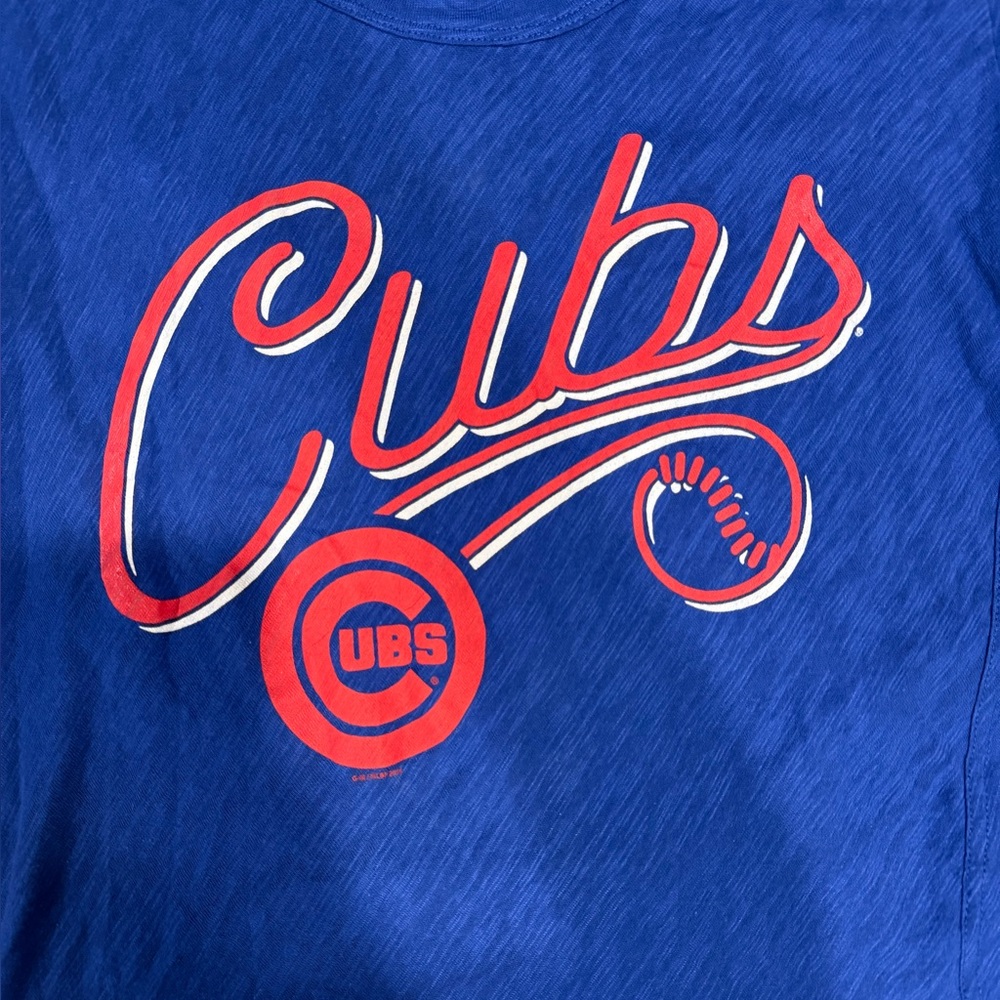 Cubs Women Blue T-Shirt - Picture 2 of 4